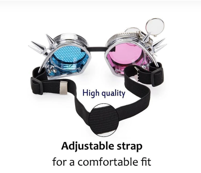 Punk Rainbow EDM Glasses