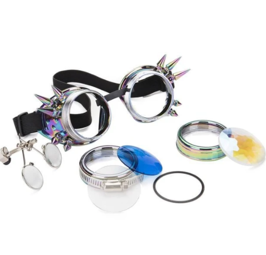 Punk Rainbow EDM Glasses