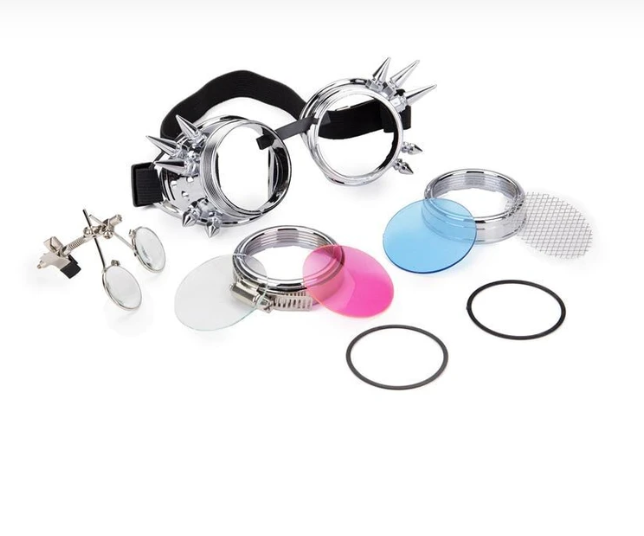 Punk Rainbow EDM Glasses