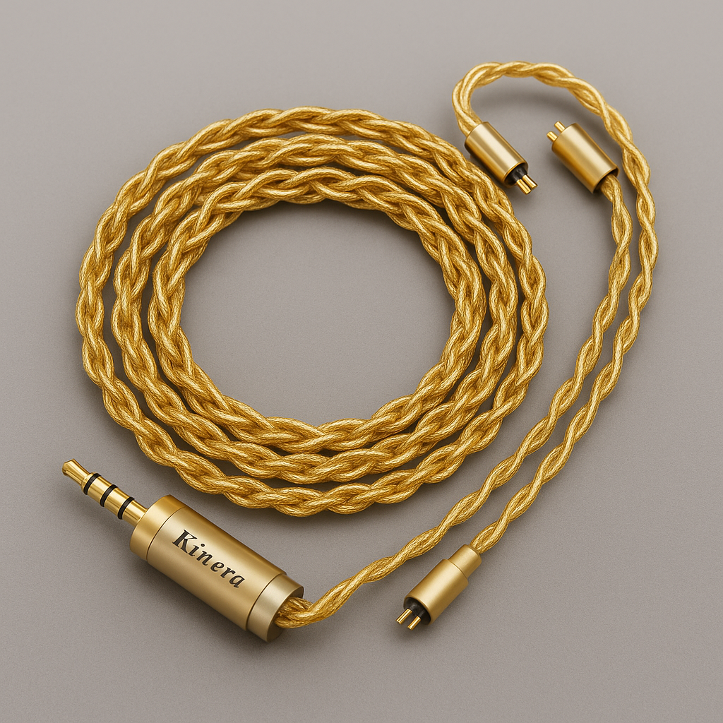 Kinera MIA 6N single Crystal Copper Silver Upgrade cable
